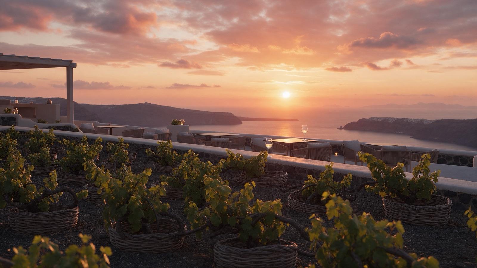 Santo Wines Sunset Terrace